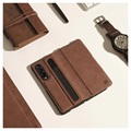 Nillkin Aoge Samsung Galaxy Z Fold3 5G Coated Case - Brown