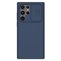 Nillkin CamShield Silky Samsung Galaxy S22 Ultra 5G Hybrid Case - Blue