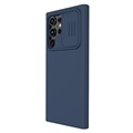 Nillkin CamShield Silky Samsung Galaxy S22 Ultra 5G Hybrid Case - Blue