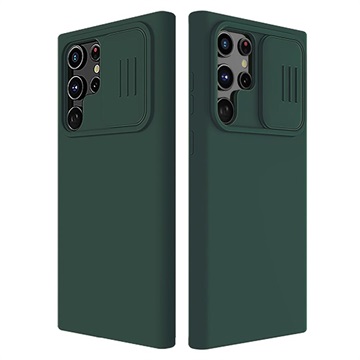 Nillkin CamShield Silky Samsung Galaxy S22 Ultra 5G Hybrid Case - Green