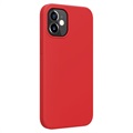 Nillkin Flex Pure iPhone 12 mini Liquid Silicone Case - Red