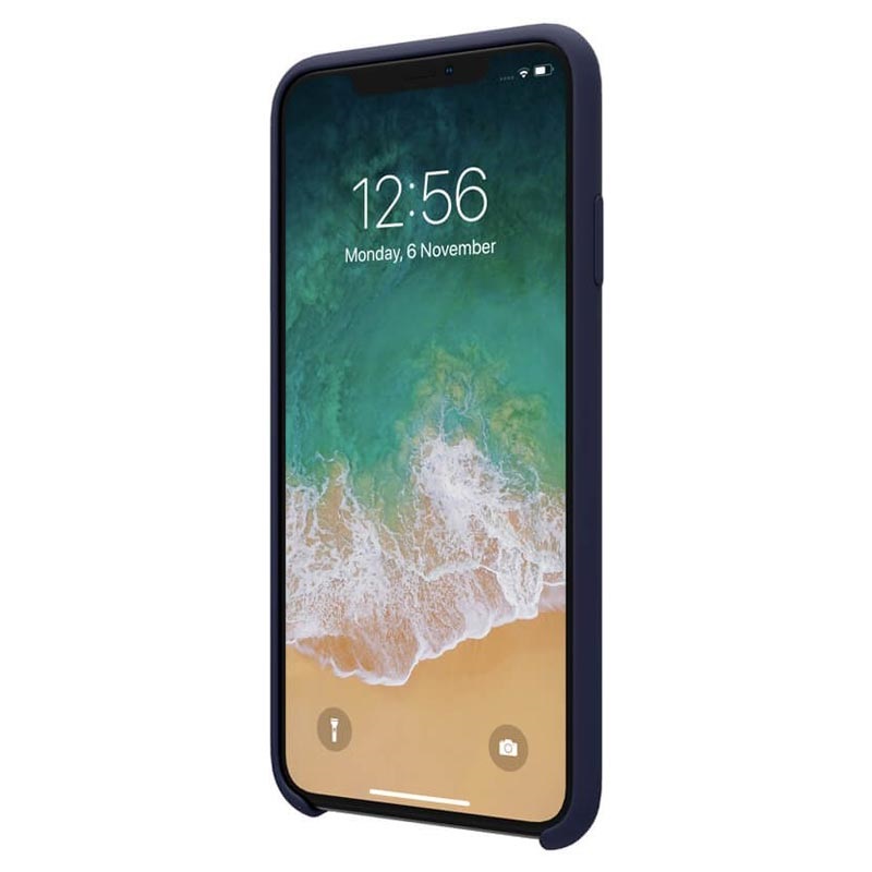 Nillkin Flex Pure iPhone XR Liquid Silicone Case - Blue