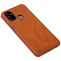 Nillkin Qin OnePlus Nord N100 Flip Case with Card Slot - Brown