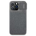 Nillkin Qin Pro Series iPhone 14 Pro Max Flip Case - Grey