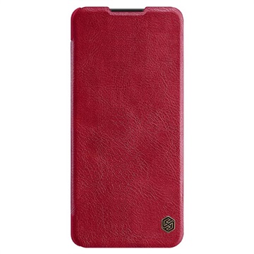 Nillkin Qin Samsung Galaxy A42 5G Flip Case with Card Slot - Red