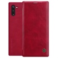 Nillkin Qin Series Samsung Galaxy Note10 Flip Case - Red