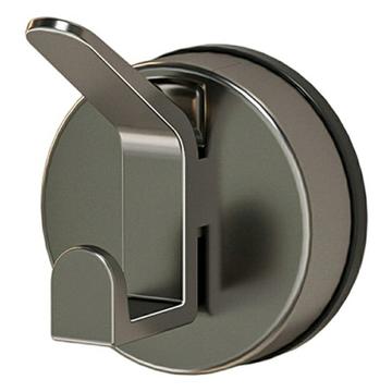 No-Drill Vacuum Suction Cup Wall Hook for Bathroom / Kitchen - Tarnish Grey