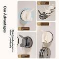 No-Drill Vacuum Suction Cup Wall Hook for Bathroom & Kitchen - Tarnish Grey