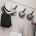 No-Drill Vacuum Suction Cup Wall Hook for Bathroom & Kitchen - Tarnish Grey