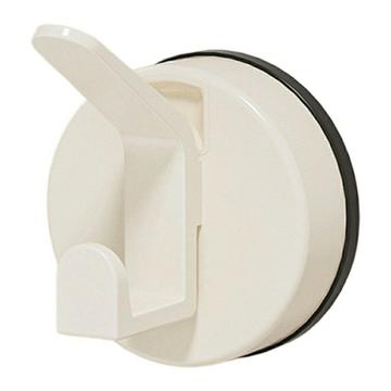 No-Drill Vacuum Suction Cup Wall Hook for Bathroom / Kitchen - White