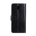 Nokia 1.3 Wallet Case with Stand Feature - Black