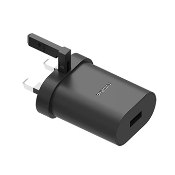 Nokia Essential AD-5WX Wall Charger - UK Plug - 5W - Black