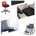 Non-Slip Orthopedic Office Chair Seat Cushion - Black