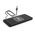 Non-Slip Silicone Wireless Car Charger 15W - USB-A - Black