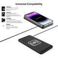 Non-Slip Silicone Wireless Car Charger 15W - USB-A - Black