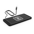Non-Slip Silicone Wireless Car Charger 15W - USB-C - Black