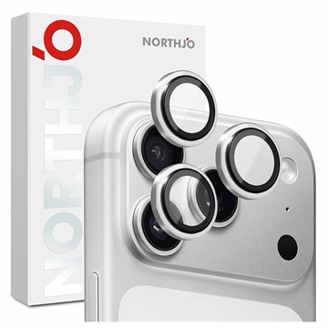 iPhone 18 Pro/18 Pro Max Northjo Camera Lens Protector Set - Silver
