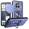 Nothing Phone (3a) Pro Rotary Ring Hybrid Case with Camera Shield - Blue