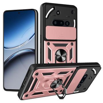 Nothing Phone (3a) Rotary Ring Hybrid Case with Camera Shield