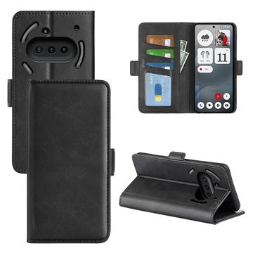 Nothing Phone (3a) Wallet Case with Magnetic Closure - Calf Texture