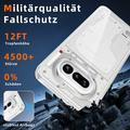 Nothing Phone (4a) TPU Case w/ 2x Tempered Glass Screen Protector - Clear