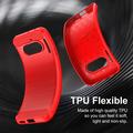 Nothing Phone (4a) Brushed TPU Case - Carbon Fiber - Red