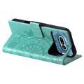 Nothing Phone (4a) Mandala Wallet Case with Wrist Strap - Mint Green