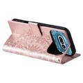 Nothing Phone (4a) Mandala Wallet Case with Wrist Strap - Pink
