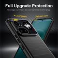 Nothing Phone (4a) Pro Brushed TPU Case - Carbon Fiber
