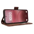 Nothing Phone (4a) Pro Cardholder Wallet Case - Brown