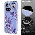 Nothing Phone (4a) Pro Floral Pattern TPU Case - Wisteria