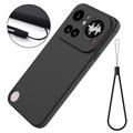 Nothing Phone (4a) Pro Liquid Silicone Case with Hand Strap - Black