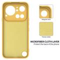 Nothing Phone (4a) Pro Liquid Silicone Case with Hand Strap - Yellow