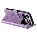 Nothing Phone (4a) Pro Mandala Wallet Case with Wrist Strap - Purple