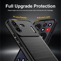 Nothing Phone (4b) Brushed TPU Case - Carbon Fiber