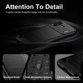 Nothing Phone (4b) Brushed TPU Case - Carbon Fiber
