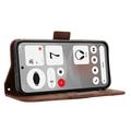 Nothing Phone (4b) Cardholder Wallet Case - Brown