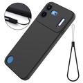 Nothing Phone (4b) Liquid Silicone Case with Hand Strap - Black