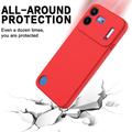 Nothing Phone (4b) Liquid Silicone Case with Hand Strap - Red