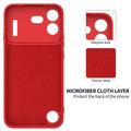 Nothing Phone (4b) Liquid Silicone Case with Hand Strap - Red