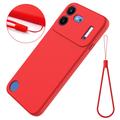 Nothing Phone (4b) Liquid Silicone Case with Hand Strap - Red