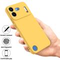 Nothing Phone (4b) Liquid Silicone Case with Hand Strap - Yellow