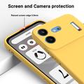 Nothing Phone (4b) Liquid Silicone Case with Hand Strap - Yellow