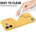Nothing Phone (4b) Liquid Silicone Case with Hand Strap - Yellow