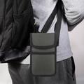 Nylon Waist Bag with Card Holder and Carabiner 6.7-7.0" - Green