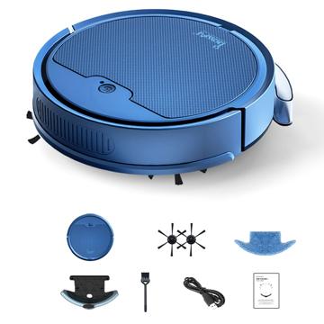 BowAI OB8s Max Smart Robot Vacuum Cleaner - 2000Pa, 7.7W - Blue