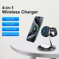 OJD-139 25W Qi2.2 3-in-1 Magnetic Wireless Charging Stand with TEC Cooling - Space Grey