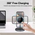 OJD-139 25W Qi2.2 3-in-1 Magnetic Wireless Charging Stand with TEC Cooling - Space Grey