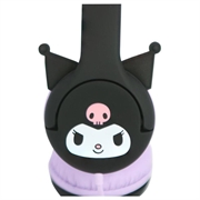 OTL Technologies Kuromi Kids Wired Headphones - 85dB Volume-Limited - Black / Purple