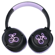 OTL Technologies Kuromi LED Light-Up Wireless On-Ear Headphones - Black / Purple